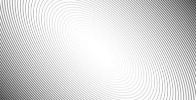 Concentric circle for sound wave. Abstract circle line pattern vector