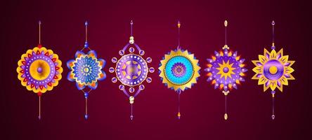 Raksha Bandhan Element Set vector