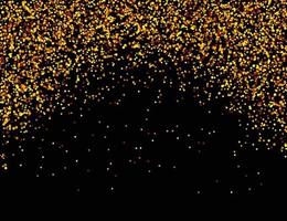 Red, yellow and orange dots falling from sky vector