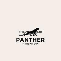 premium panther vector black logo design