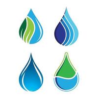 Water drop logo images vector