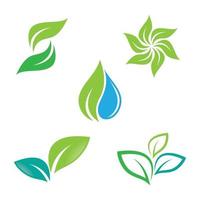 Ecology logo images illustration vector