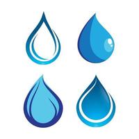 Water drop logo images vector