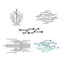 Technology logo images illustration vector