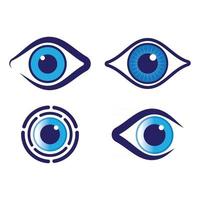 Eye care logo images vector