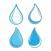 Water drop logo images vector