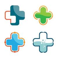 Medical care logo images vector