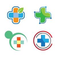 Medical care logo images vector