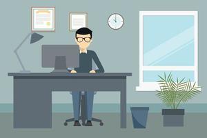 Design of office environment vector