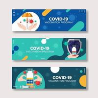 COVID-19 After Vaccine Banner vector