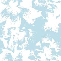 Pastel Floral Seamless Pattern Background vector