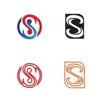 S logo and symbol vector image