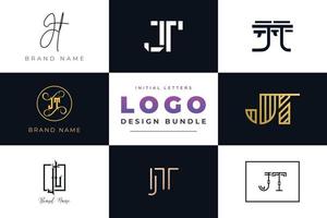 Set Of Collection Initial Letters Jt Logo Design Vector Art At Vecteezy Set Of Collection Initial Letters Jt Logo Design Vector Art At Vecteezy