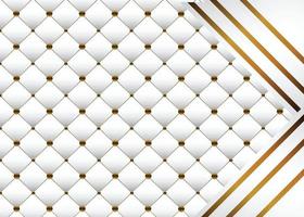 Luxury Pattern Golden White Background Vector image
