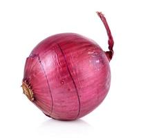 Onion on white background photo