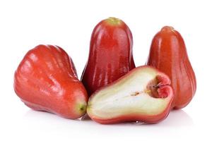 Rose apple on white background photo