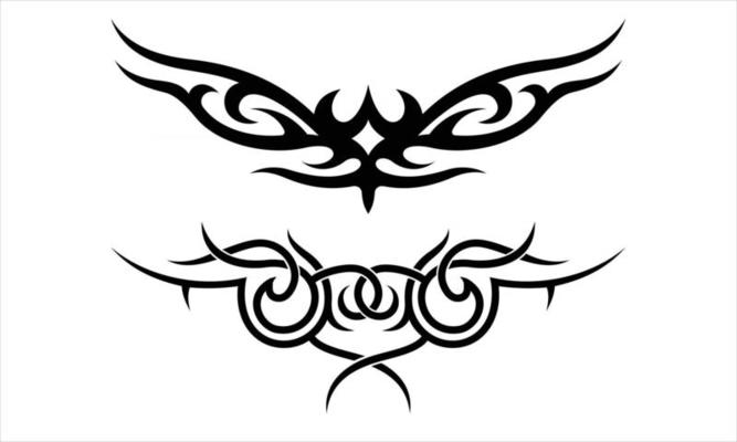 Tribal ornament tattoo vector 2980474 Vector Art at Vecteezy