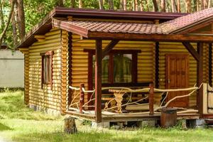 Vacation rental forest lodge countryside cabin by the lake photo