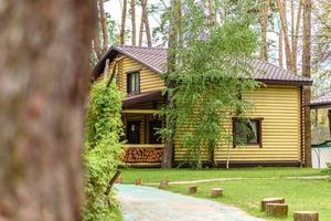 alquiler de vacaciones cabaña en el bosque cabaña en el campo junto al lago foto