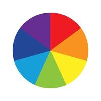 Color wheel pallet spectrum Different color circle