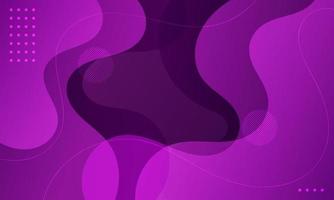 Abstract Purple Fluid Wave Background vector