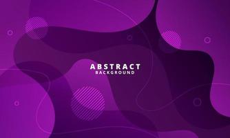 Abstract Purple Fluid Wave Background vector