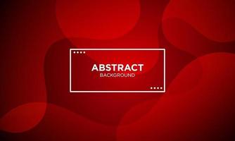 Abstract Red Fluid Wave Background vector