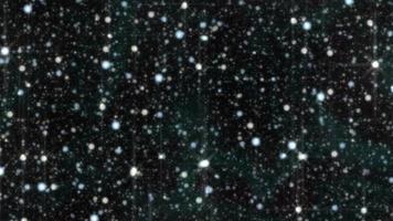 rörelse bland ljusa stjärnor och galaxer video