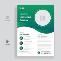 Digital Marketing Flyer Design Fully Editable  Vector Template