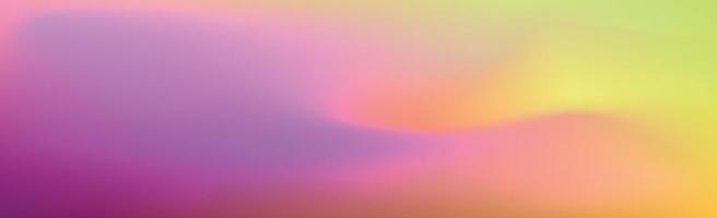 Blurred large panoramic summer background multicolored gradient vector