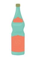 Sparkling sweet water in a bottle - Vector