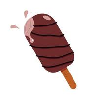 Realistic ice cream on white background - Vector