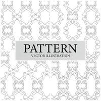 Seamless pattern, various geometric shapes on a white background vector