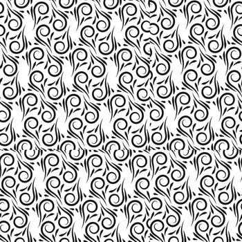 Seamless pattern, various geometric shapes on a white background vector