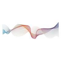 abstract color wave flow design element vector