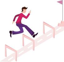 overcoming obstacles to the goal vector