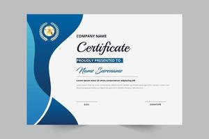 Elegant Style Certificate Template vector