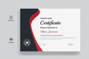 Certificate of Appreciation Achievement Template  design vector