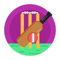 cricket y deporte vector