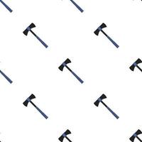 Illustration on theme pattern steel axes with wooden handle vector