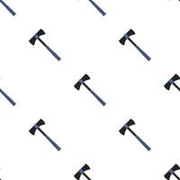 Illustration on theme pattern steel axes with wooden handle vector