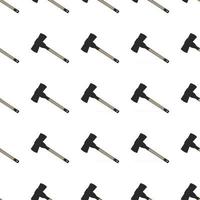 Illustration on theme pattern steel axes with wooden handle vector