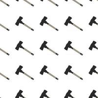 Illustration on theme pattern steel axes with wooden handle vector