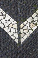 Closeup of the stone pathway photo