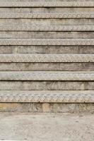 Stairs with textured metal edge photo