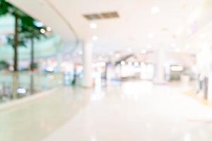 Abstract blur shop and retail store in shopping mall for background photo