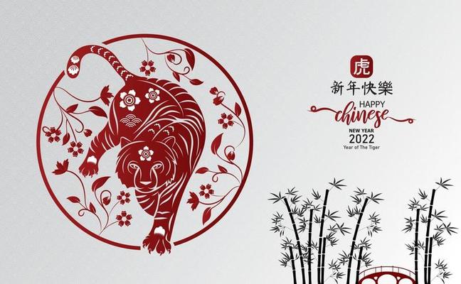 2022 Chinese new year Tiger. Year of the tiger character. 3284314