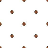 big set identical biscuit, kit colorful pastry cookie vector