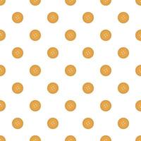 big set identical biscuit, kit colorful pastry cookie vector