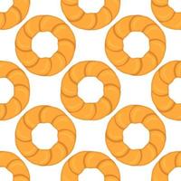 big set identical biscuit, kit colorful pastry cookie vector